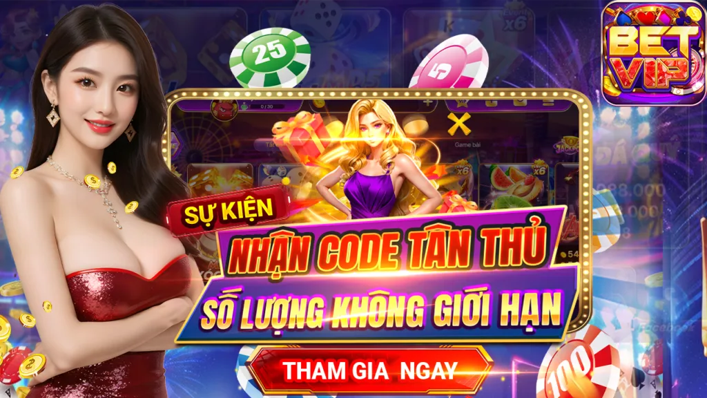 code tân thủ betvip